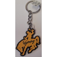 Wyoming Cowboy Keychain